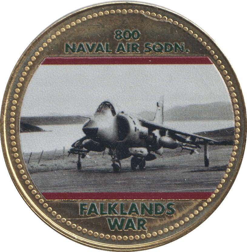 2022 ROYAL BRITISH LEGION FALKLANDS WAR MEDALLION 800 NAVAL AIR SQDN - WORLD COINS - Cambridgeshire Coins