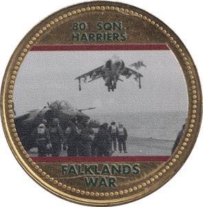 2022 ROYAL BRITISH LEGION FALKLANDS WAR MEDALLION 801 SQN. HARRIERS - WORLD COINS - Cambridgeshire Coins