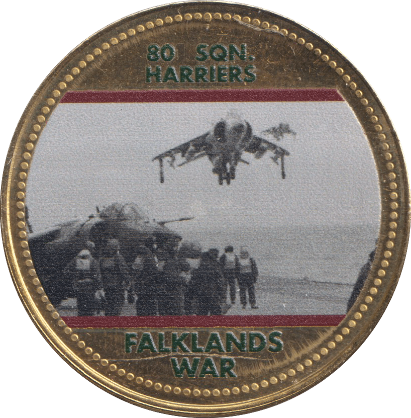 2022 ROYAL BRITISH LEGION FALKLANDS WAR MEDALLION 801 SQN. HARRIERS - WORLD COINS - Cambridgeshire Coins