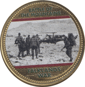 2022 ROYAL BRITISH LEGION FALKLANDS WAR MEDALLION BATTLE OF THE MOUNTAINS - WORLD COINS - Cambridgeshire Coins