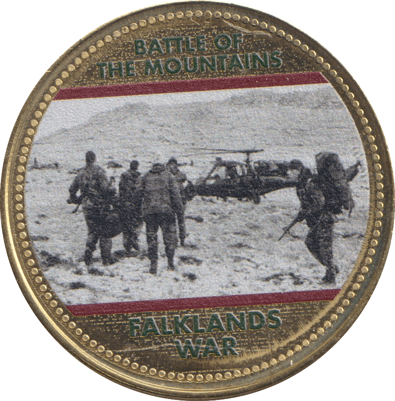 2022 ROYAL BRITISH LEGION FALKLANDS WAR MEDALLION BATTLE OF THE MOUNTAINS - WORLD COINS - Cambridgeshire Coins