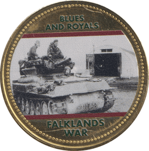 2022 ROYAL BRITISH LEGION FALKLANDS WAR MEDALLION BLUES AND ROYALS - WORLD COINS - Cambridgeshire Coins