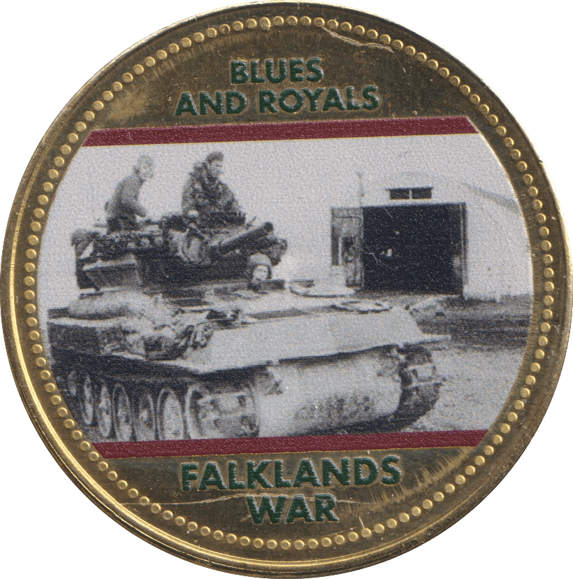 2022 ROYAL BRITISH LEGION FALKLANDS WAR MEDALLION BLUES AND ROYALS - WORLD COINS - Cambridgeshire Coins
