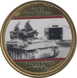 2022 ROYAL BRITISH LEGION FALKLANDS WAR MEDALLION BLUES AND ROYALS - WORLD COINS - Cambridgeshire Coins