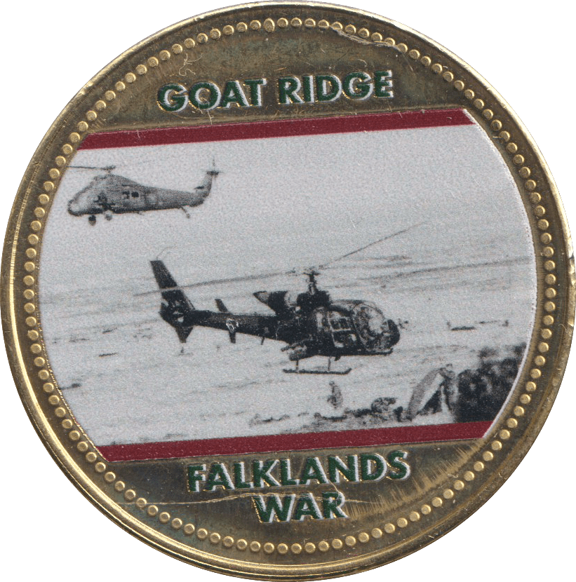2022 ROYAL BRITISH LEGION FALKLANDS WAR MEDALLION GOAT RIDGE - WORLD COINS - Cambridgeshire Coins