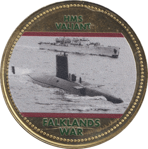 2022 ROYAL BRITISH LEGION FALKLANDS WAR MEDALLION HMS VALIANT - WORLD COINS - Cambridgeshire Coins