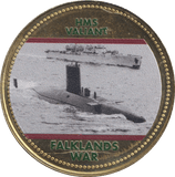 2022 ROYAL BRITISH LEGION FALKLANDS WAR MEDALLION HMS VALIANT - WORLD COINS - Cambridgeshire Coins