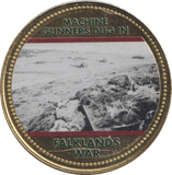 2022 ROYAL BRITISH LEGION FALKLANDS WAR MEDALLION MACHINE GUNNERS DIG IN - WORLD COINS - Cambridgeshire Coins
