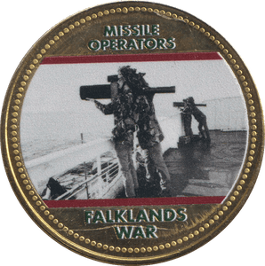 2022 ROYAL BRITISH LEGION FALKLANDS WAR MEDALLION MISSILE OPERATORS - WORLD COINS - Cambridgeshire Coins