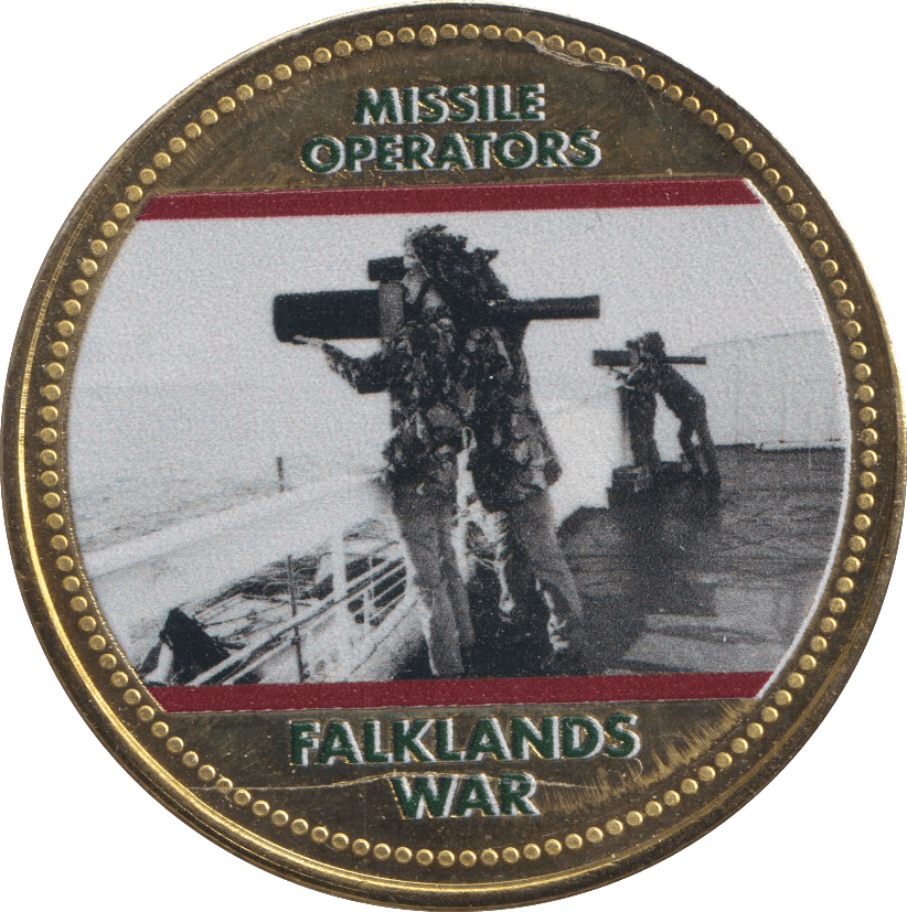 2022 ROYAL BRITISH LEGION FALKLANDS WAR MEDALLION MISSILE OPERATORS - WORLD COINS - Cambridgeshire Coins