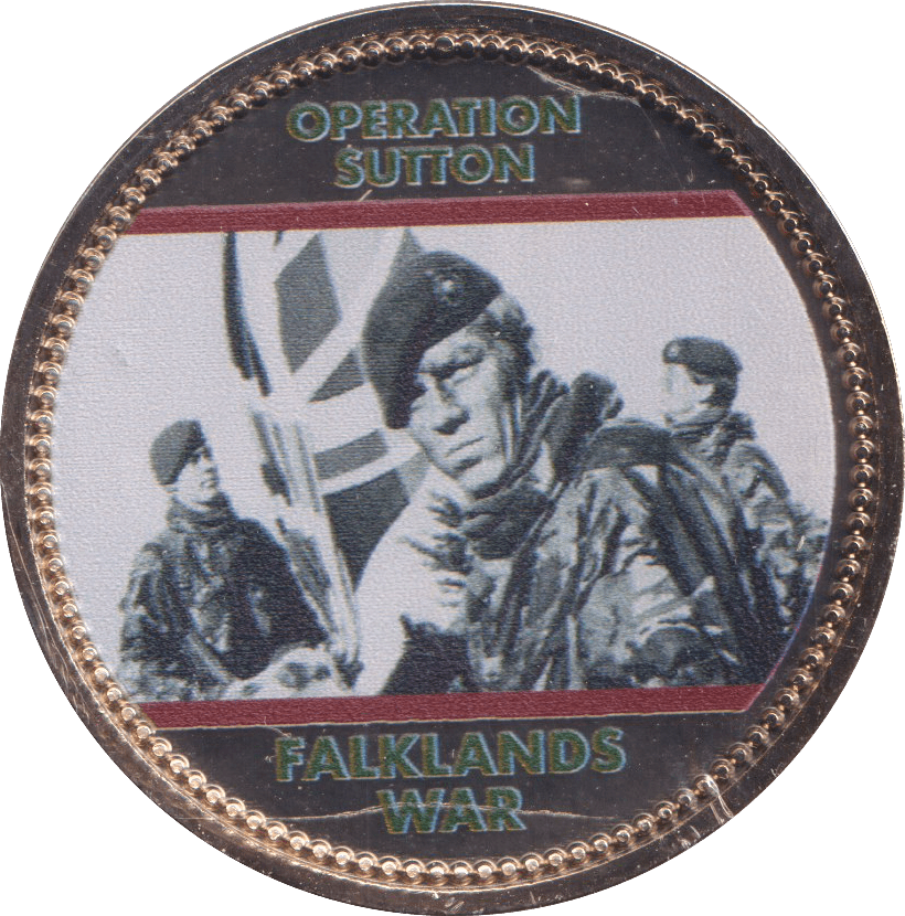 2022 ROYAL BRITISH LEGION FALKLANDS WAR MEDALLION OPERATION SUTTON - WORLD COINS - Cambridgeshire Coins