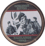 2022 ROYAL BRITISH LEGION FALKLANDS WAR MEDALLION OPERATION SUTTON - WORLD COINS - Cambridgeshire Coins