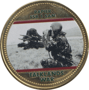 2022 ROYAL BRITISH LEGION FALKLANDS WAR MEDALLION RAPIER FSB 1 SAM - WORLD COINS - Cambridgeshire Coins