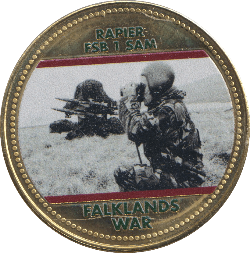 2022 ROYAL BRITISH LEGION FALKLANDS WAR MEDALLION RAPIER FSB 1 SAM - WORLD COINS - Cambridgeshire Coins