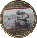2022 ROYAL BRITISH LEGION FALKLANDS WAR MEDALLION VOLVO BV 202E - WORLD COINS - Cambridgeshire Coins