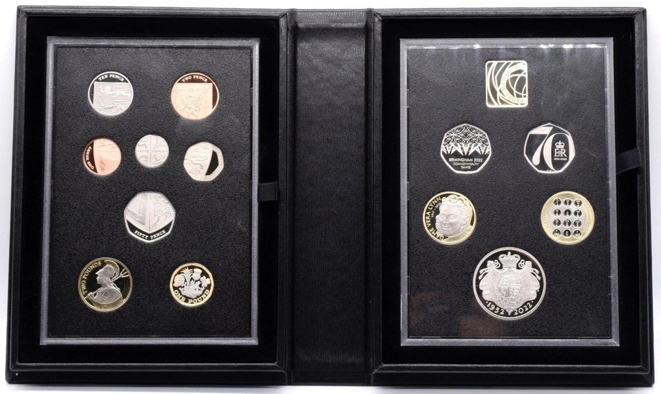 2022 ROYAL MINT COLLECTORS PROOF SET - PROOF SET black - Cambridgeshire Coins