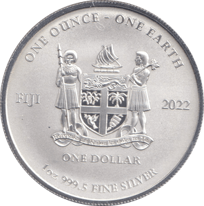 2022 SILVER 1OZ DOLLAR FIJI - SILVER WORLD COINS - Cambridgeshire Coins