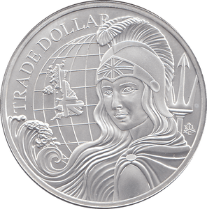 2022 SILVER 1OZ TRADE DOLLAR ST HELENA ( BU ) - SILVER WORLD COINS - Cambridgeshire Coins