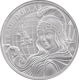 2022 SILVER 1OZ TRADE DOLLAR ST HELENA ( BU ) - SILVER WORLD COINS - Cambridgeshire Coins