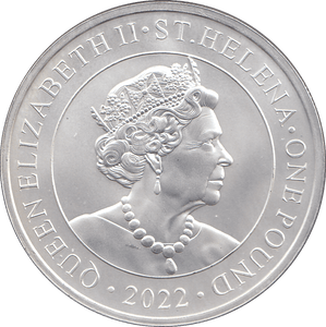 2022 SILVER 1OZ TRADE DOLLAR ST HELENA ( BU ) - SILVER WORLD COINS - Cambridgeshire Coins