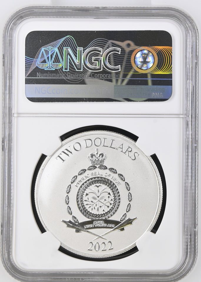 2022 SILVER $2 STAR WARS MANDALORIAN GROGU MS 67 - NGC SILVER COINS - Cambridgeshire Coins