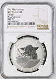 2022 SILVER $2 STAR WARS MANDALORIAN GROGU MS 67 - NGC SILVER COINS - Cambridgeshire Coins