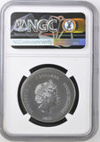 2022 SILVER $5 COOK ISLANDS PEGASOS MS 70 ANTIQUED - NGC SILVER COINS - Cambridgeshire Coins