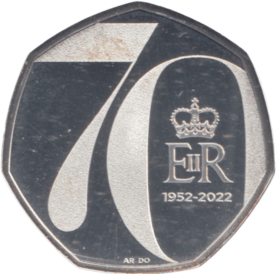 2022 SILVER 50P PLATINUM JUBILEE ( PROOF ) - 50p PROOF - Cambridgeshire Coins