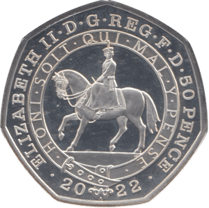 2022 SILVER 50P PLATINUM JUBILEE ( PROOF ) - 50p PROOF - Cambridgeshire Coins