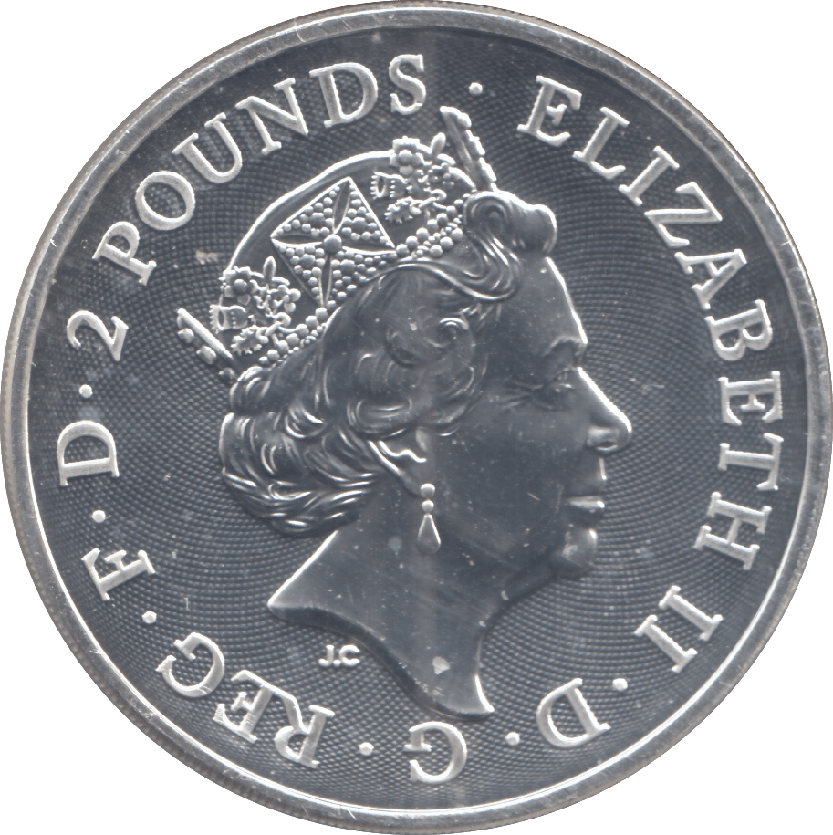 2022 SILVER LITTLE JOHN 2 POUNDS ( BU ) - SILVER WORLD COINS - Cambridgeshire Coins