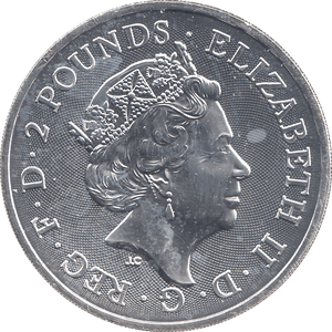 2022 SILVER MAID MARIAN TWO POUNDS UK - SILVER 1 oz COINS - Cambridgeshire Coins