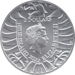 2022 SILVER NIUE ISLANDS 2 DOLLARS ( BU ) - SILVER WORLD COINS - Cambridgeshire Coins