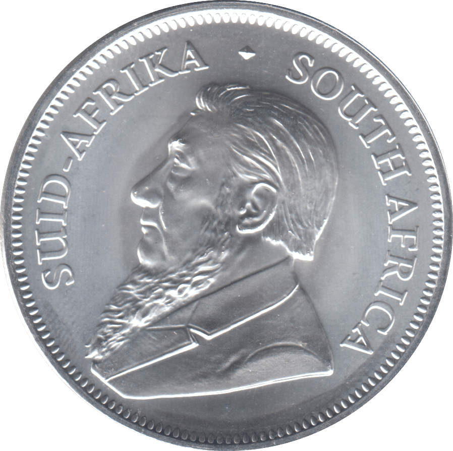 2022 SILVER ONE OUNCE FINE SILVER KRUGERRAND SOUTH AFRICA - SILVER WORLD COINS - Cambridgeshire Coins