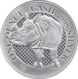 2022 SILVER ONE POUND RHINO ST HELENA ( BU ) - SILVER WORLD COINS - Cambridgeshire Coins