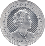 2022 SILVER ONE POUND RHINO ST HELENA ( BU ) - SILVER WORLD COINS - Cambridgeshire Coins
