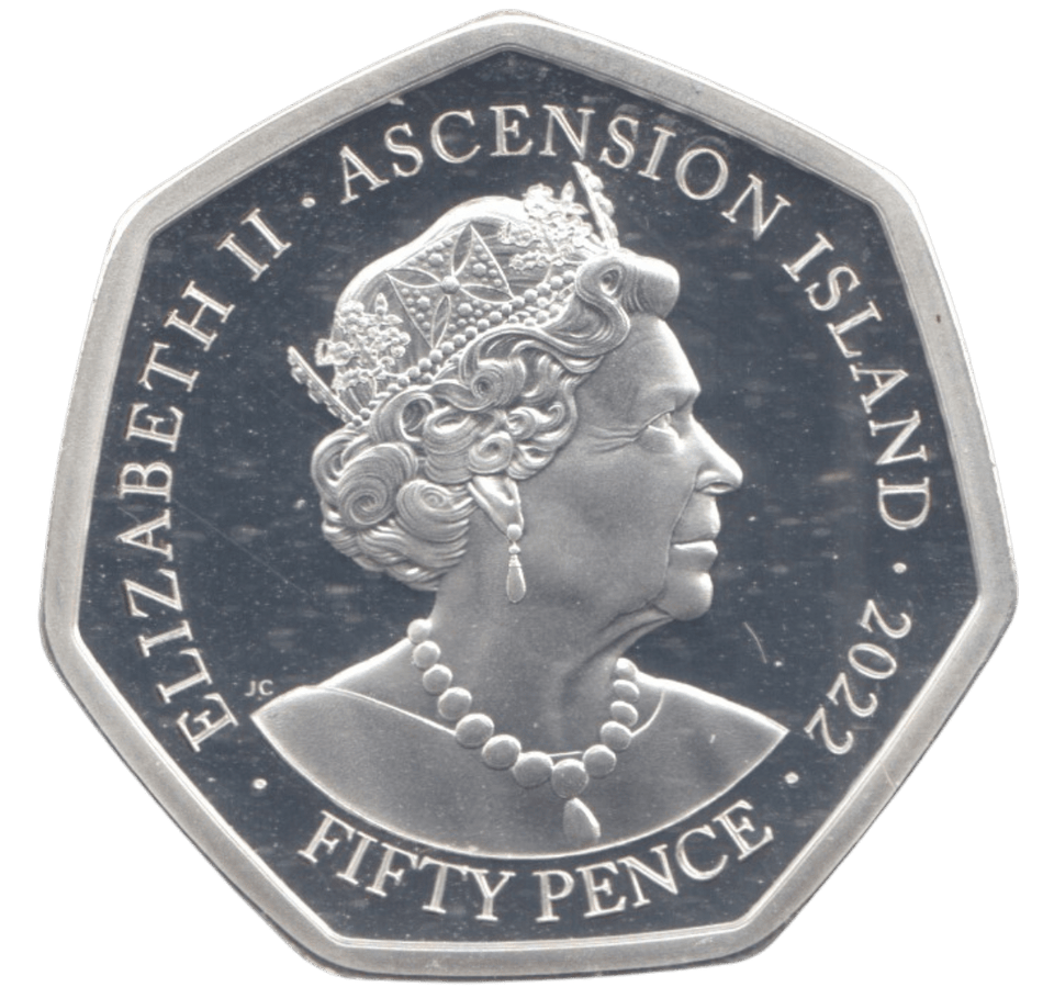 2022 SILVER PLATED 50P THE UGLY DUCKLING ASCENSION ISLANDS - 50P REGIONAL ISSUES - Cambridgeshire Coins
