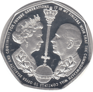 2022 SILVER PROOF 50P GIBRALTAR - SILVER WORLD COINS - Cambridgeshire Coins