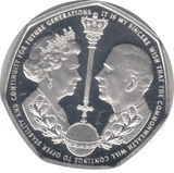 2022 SILVER PROOF 50P GIBRALTAR - SILVER WORLD COINS - Cambridgeshire Coins