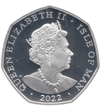 2022 SILVER PROOF 50P ISLE OF MAN REF 1 - 50P Silver Proof - Cambridgeshire Coins