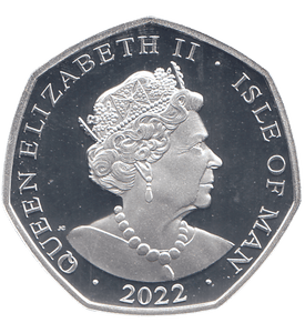 2022 SILVER PROOF 50P ISLE OF MAN REF 5 - 50P Silver Proof - Cambridgeshire Coins
