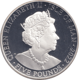 2022 SILVER PROOF FIVE POUND PLATINUM JUBILEE - SILVER WORLD COINS - Cambridgeshire Coins