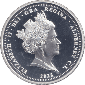 2022 SILVER PROOF FIVE POUNDS - SILVER WORLD COINS - Cambridgeshire Coins