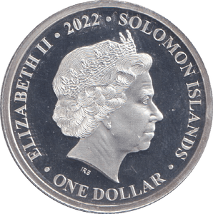 2022 SILVER PROOF ONE DOLLAR QUEEN ELIZABETH II PLATINUM JUBILEE - SILVER WORLD COINS - Cambridgeshire Coins