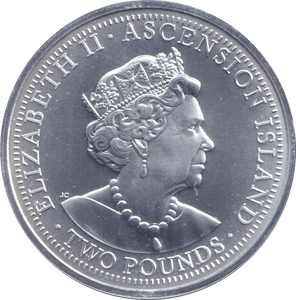 2022 SILVER TWO POUND ASCENSION ISLAND - SILVER WORLD COINS - Cambridgeshire Coins