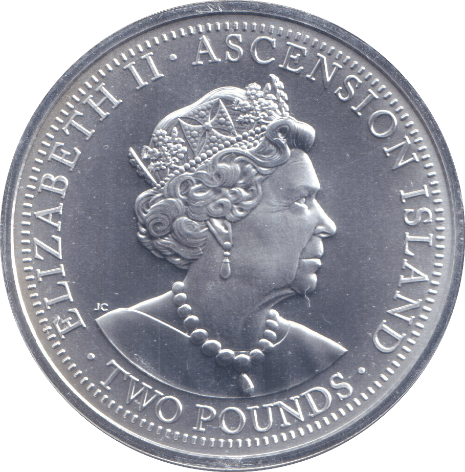 2022 SILVER TWO POUND ASCENSION ISLAND - SILVER WORLD COINS - Cambridgeshire Coins