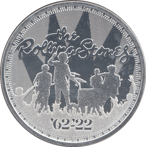 2022 SILVER TWO POUNDS THE ROLLING STONES ( BU ) - SILVER WORLD COINS - Cambridgeshire Coins