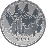 2022 SILVER TWO POUNDS THE ROLLING STONES ( BU ) - SILVER WORLD COINS - Cambridgeshire Coins