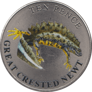 2022 TEN PENCE BAILIWICK OF GUERNSEY GREAT CRESTED NEWT - 10p Proof - Cambridgeshire Coins