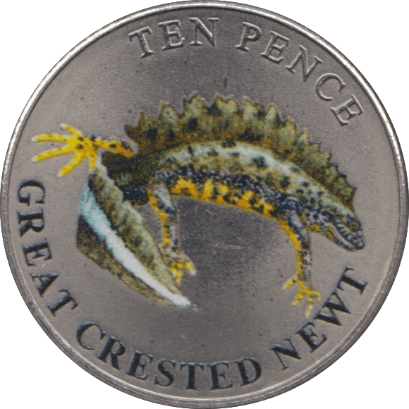 2022 TEN PENCE BAILIWICK OF GUERNSEY GREAT CRESTED NEWT - 10p Proof - Cambridgeshire Coins