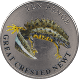 2022 TEN PENCE BAILIWICK OF GUERNSEY GREAT CRESTED NEWT - 10p Proof - Cambridgeshire Coins